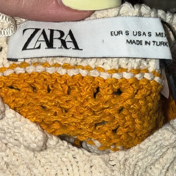 NWT ZARA Crochet Halter Top - Picture 3 of 3